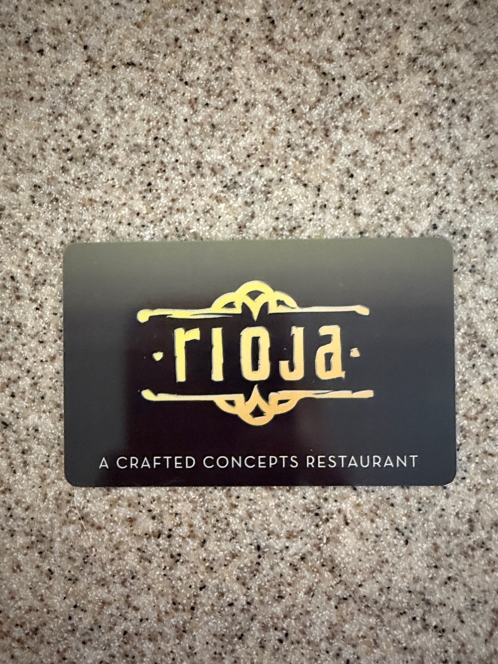 Rioja Restaurant Gift Card
